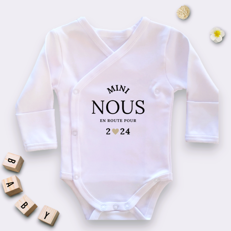 Body annonce de grossesse "Mini nous pour 2024"