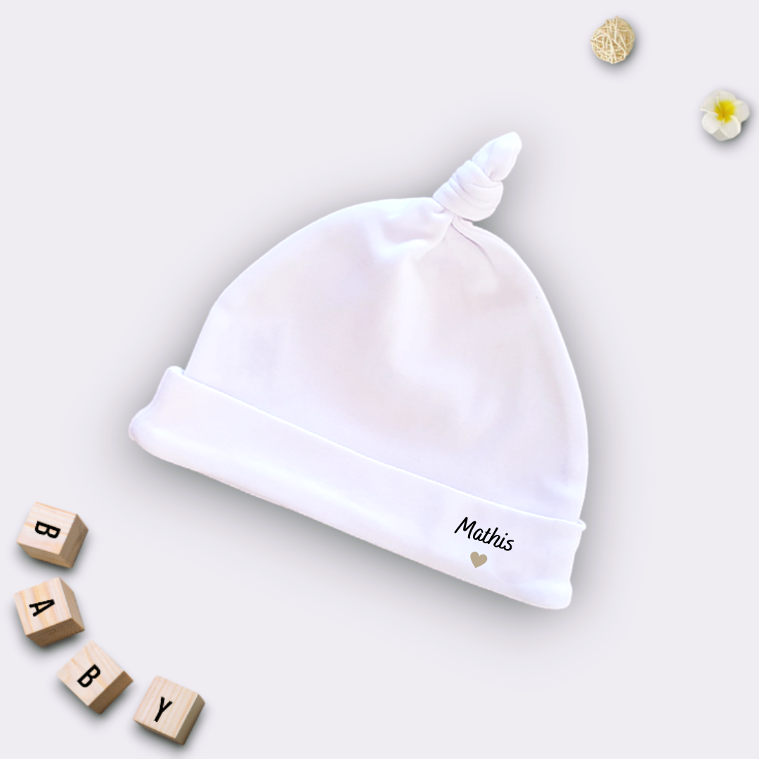 Bonnet de naissance - personnalisé