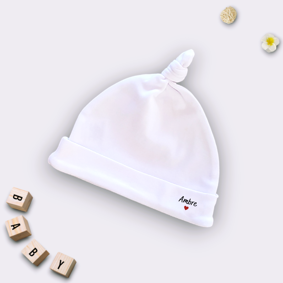 Bonnet de naissance - personnalisé